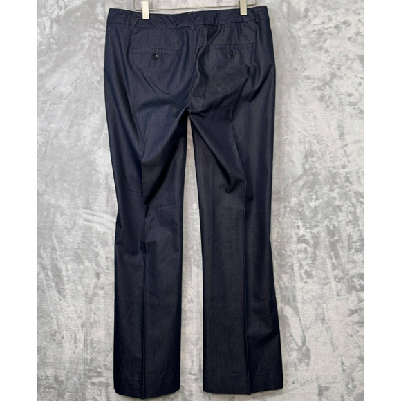 Express Design Studio Pants Womens 8 Black Shimmer Trouser Mid Rise Stretch Work - Picture 2 of 13